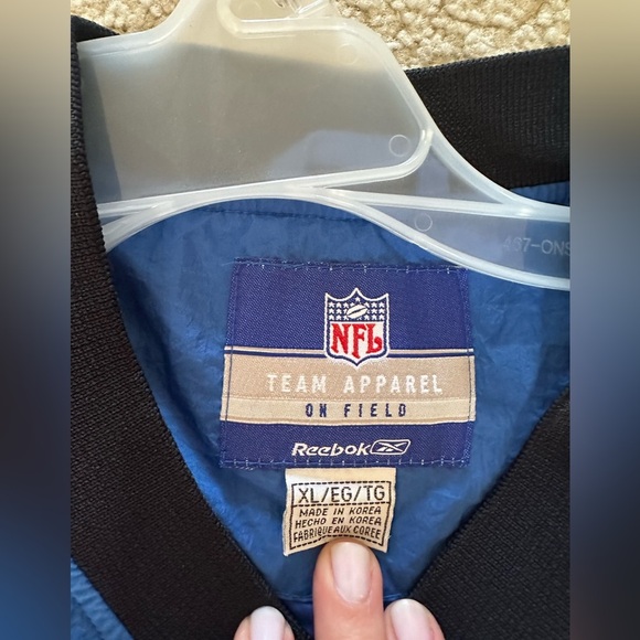 Reebok Vintage 90s On Field NFL Windbreaker Pullover - Picture 2 of 5